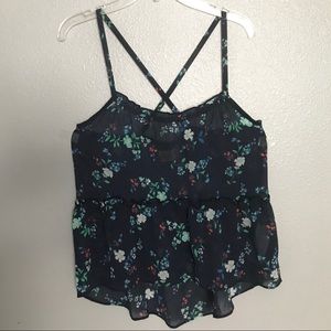 Floral Top - Hollister